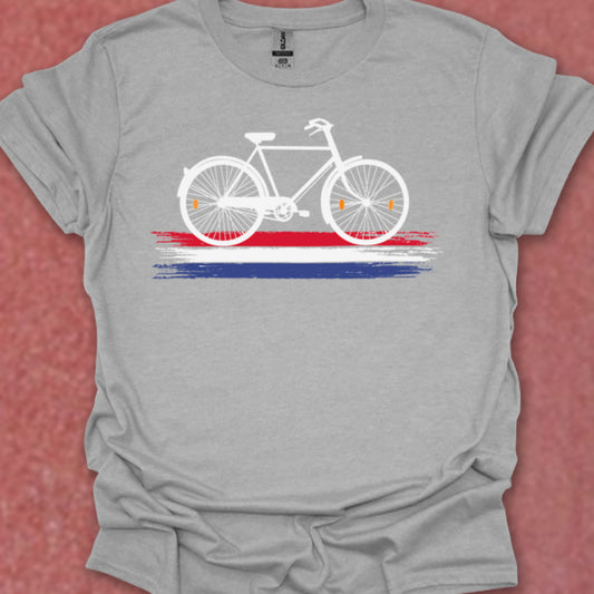 Nederland Fietsland (Wit)T‑Shirt