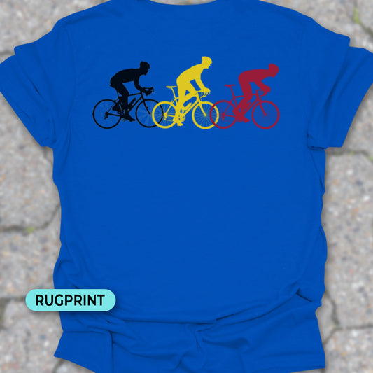 Koersers driekleur (rugprint) T‑Shirt