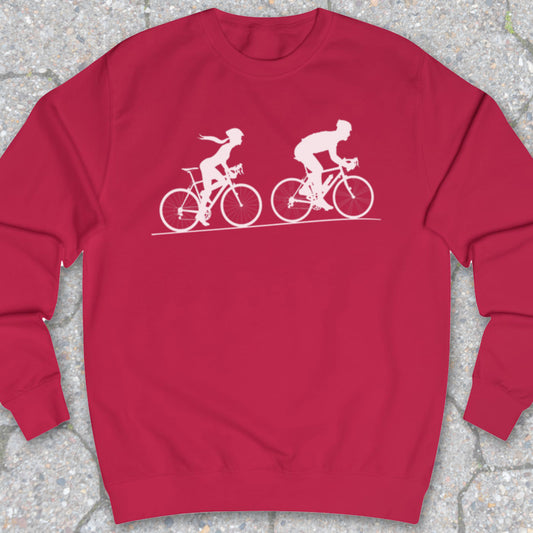 Achtervolging (Zij) Wit Sweater