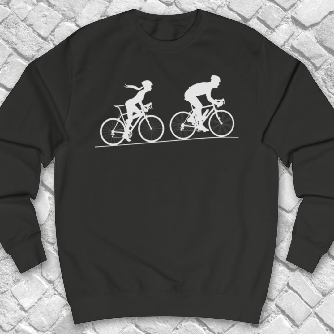 Achtervolging (Zij) Wit Sweater