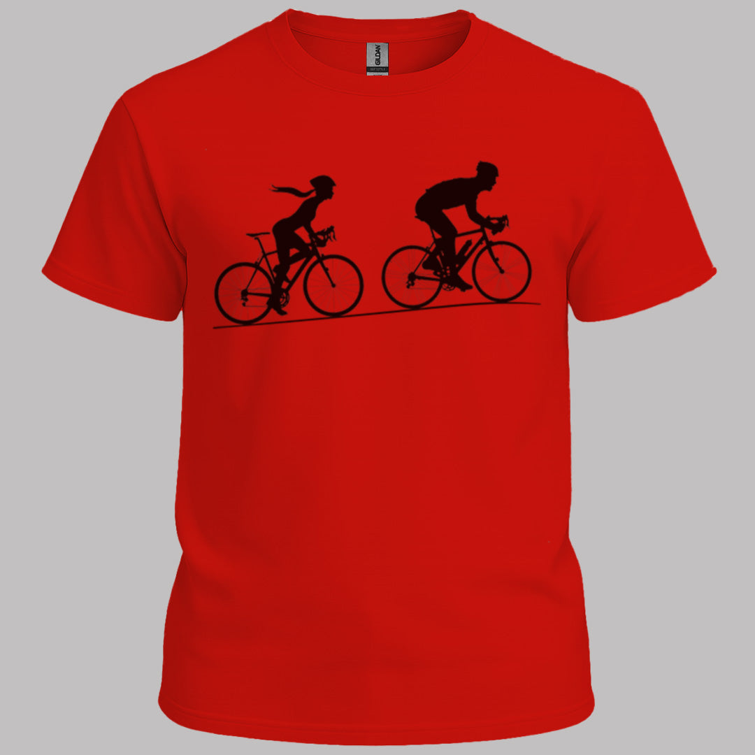 Achtervolging (Zij) Zwart T‑Shirt