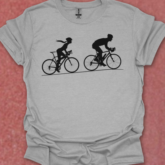 Achtervolging (Zij) Zwart T‑Shirt