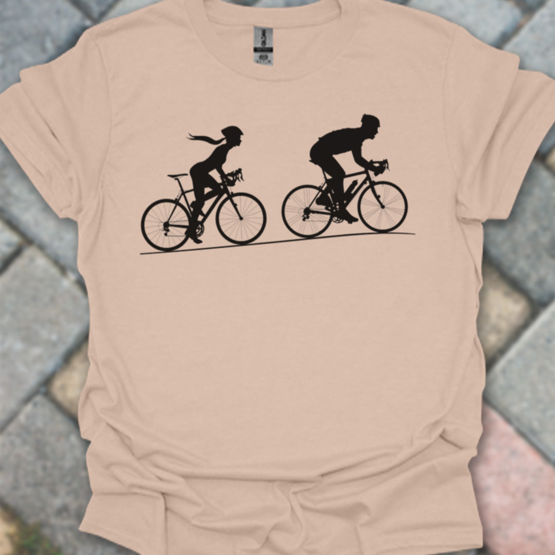 Achtervolging (Zij) Zwart T‑Shirt