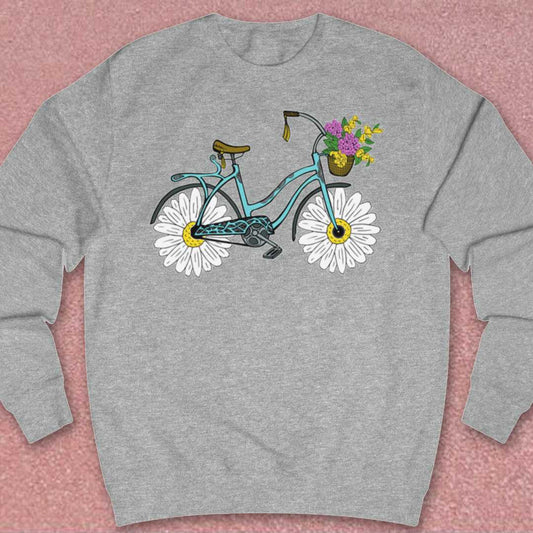 Fiets met madeliefwielen Sweater