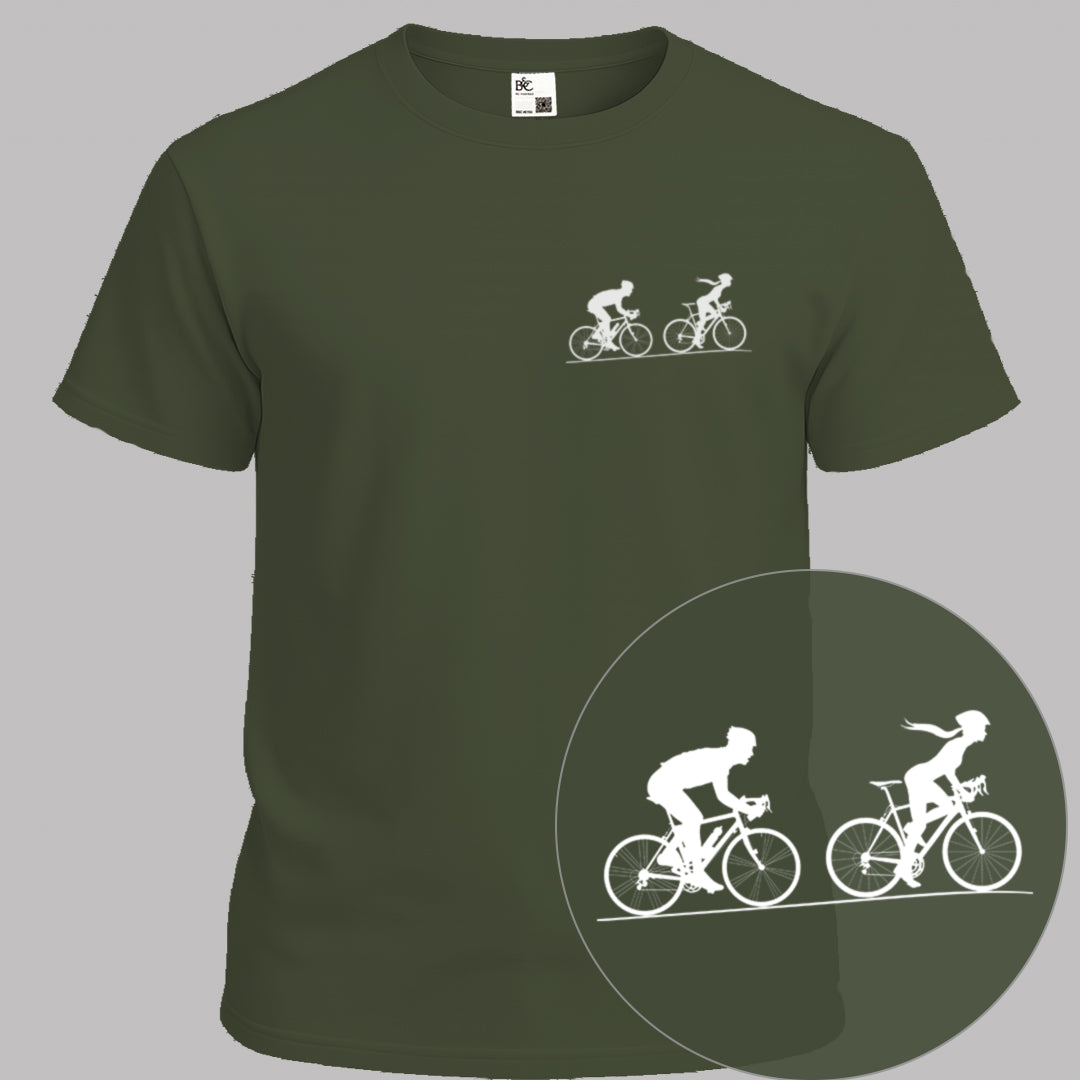 Achtervolging Hij wit T‑Shirt