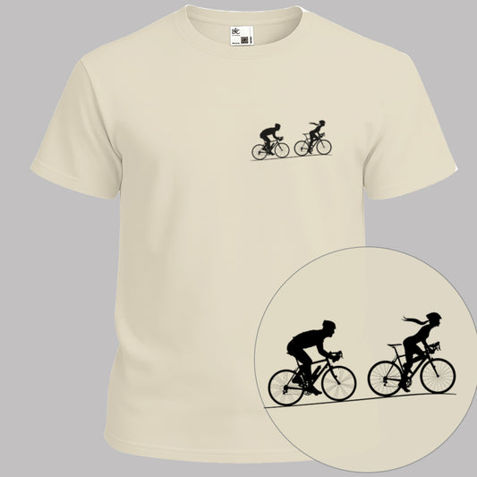 T‑shirt Il la poursuit (noir)