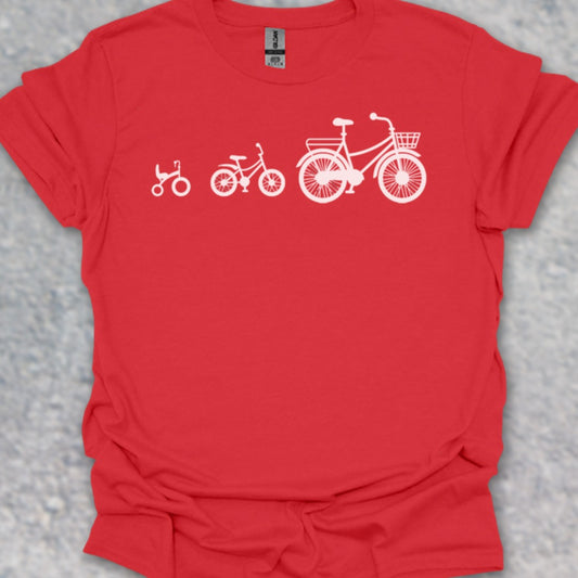 Mamafiets en kids wit T‑Shirt