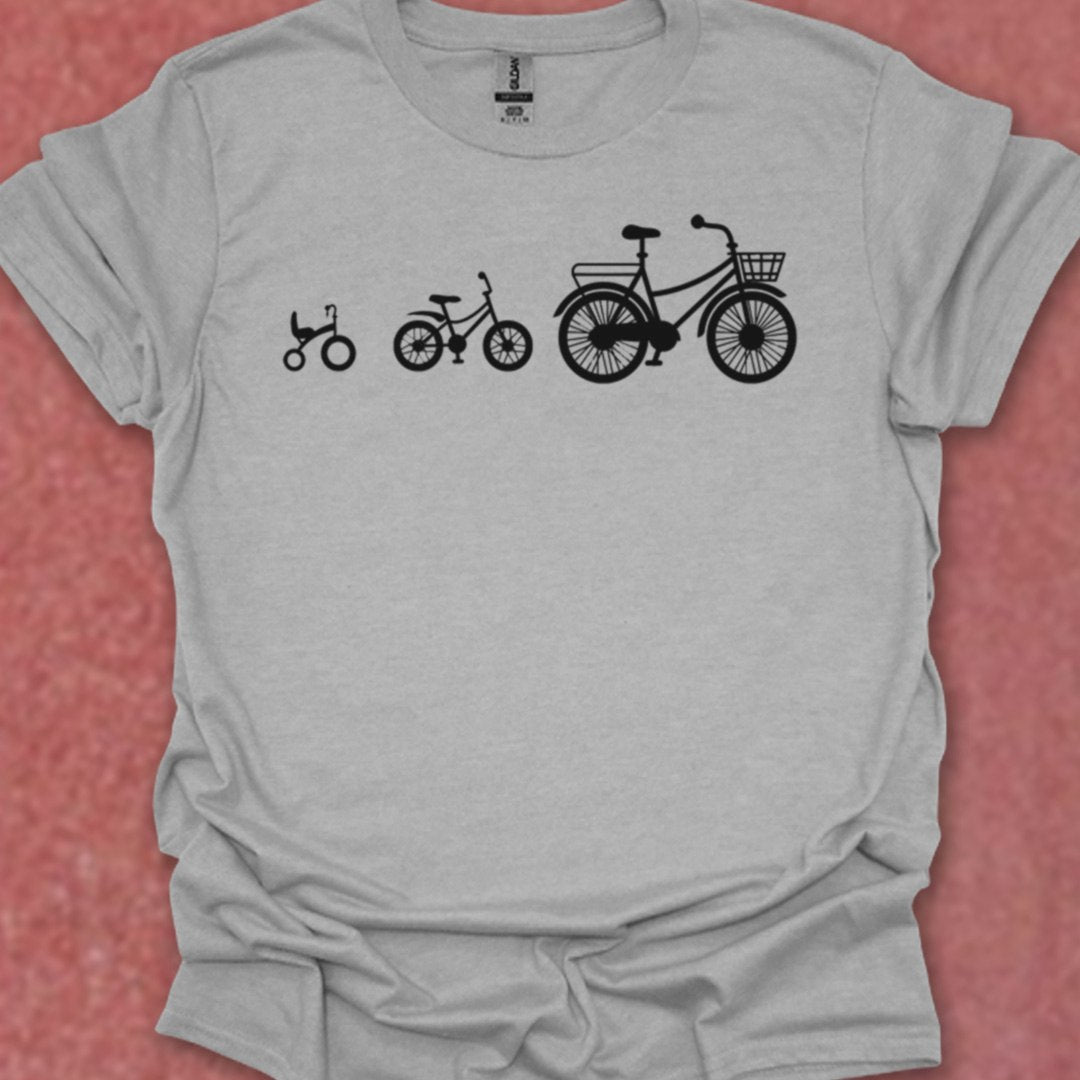 Mamafiets en kids zwart T‑Shirt