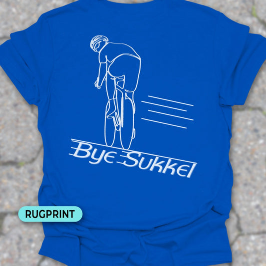 Bye Sukkel wit rugprint T-Shirt