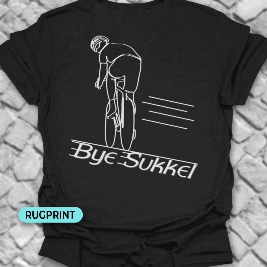 Bye Sukkel wit rugprint T-Shirt