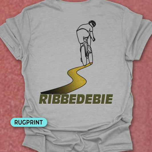 Ribbedebie rugprint T‑Shirt