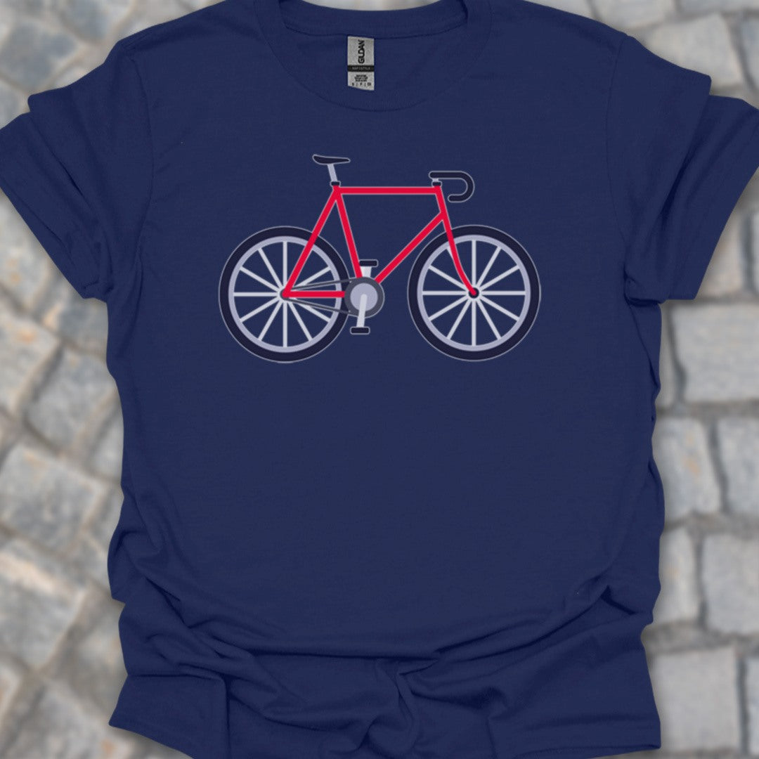 Racefiets rood T‑Shirt