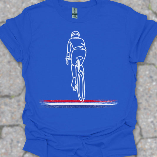 Wielrenner Nederlandse driekleur T‑Shirt