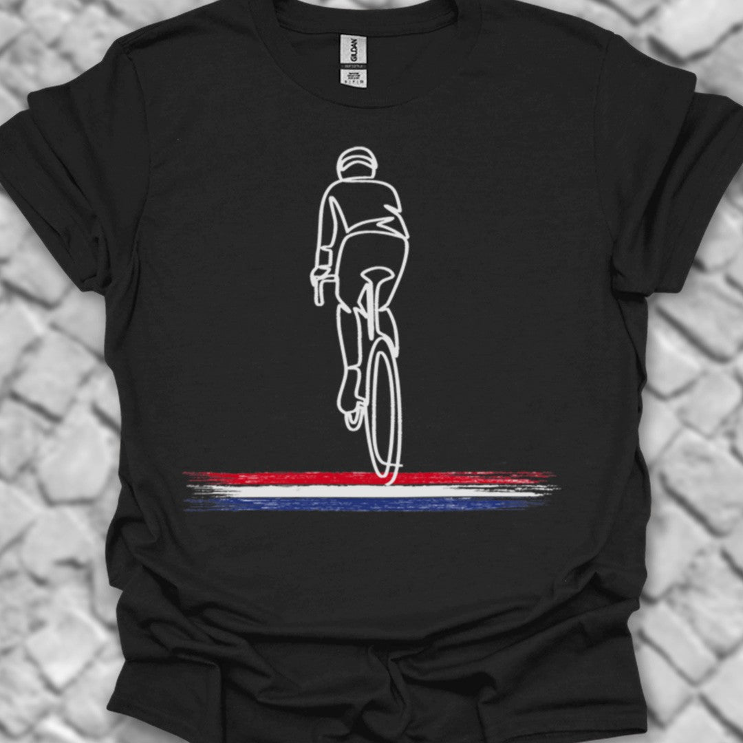 Wielrenner Nederlandse driekleur T‑Shirt