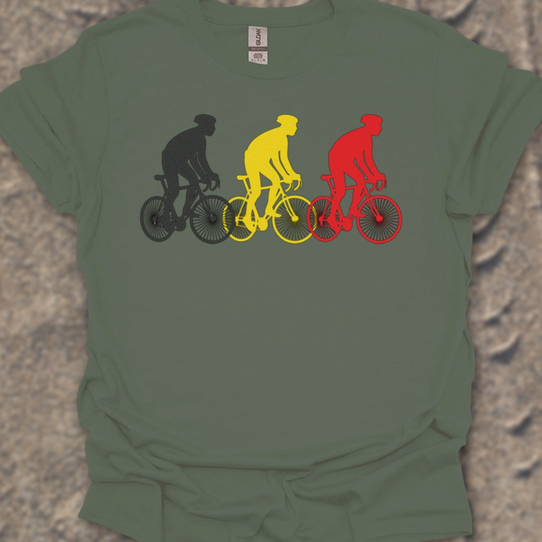 Koersers Belgische driekleur T‑Shirt