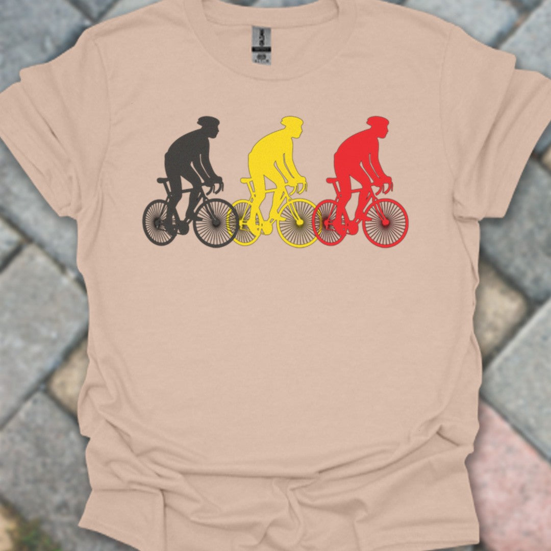 Koersers Belgische driekleur T‑Shirt
