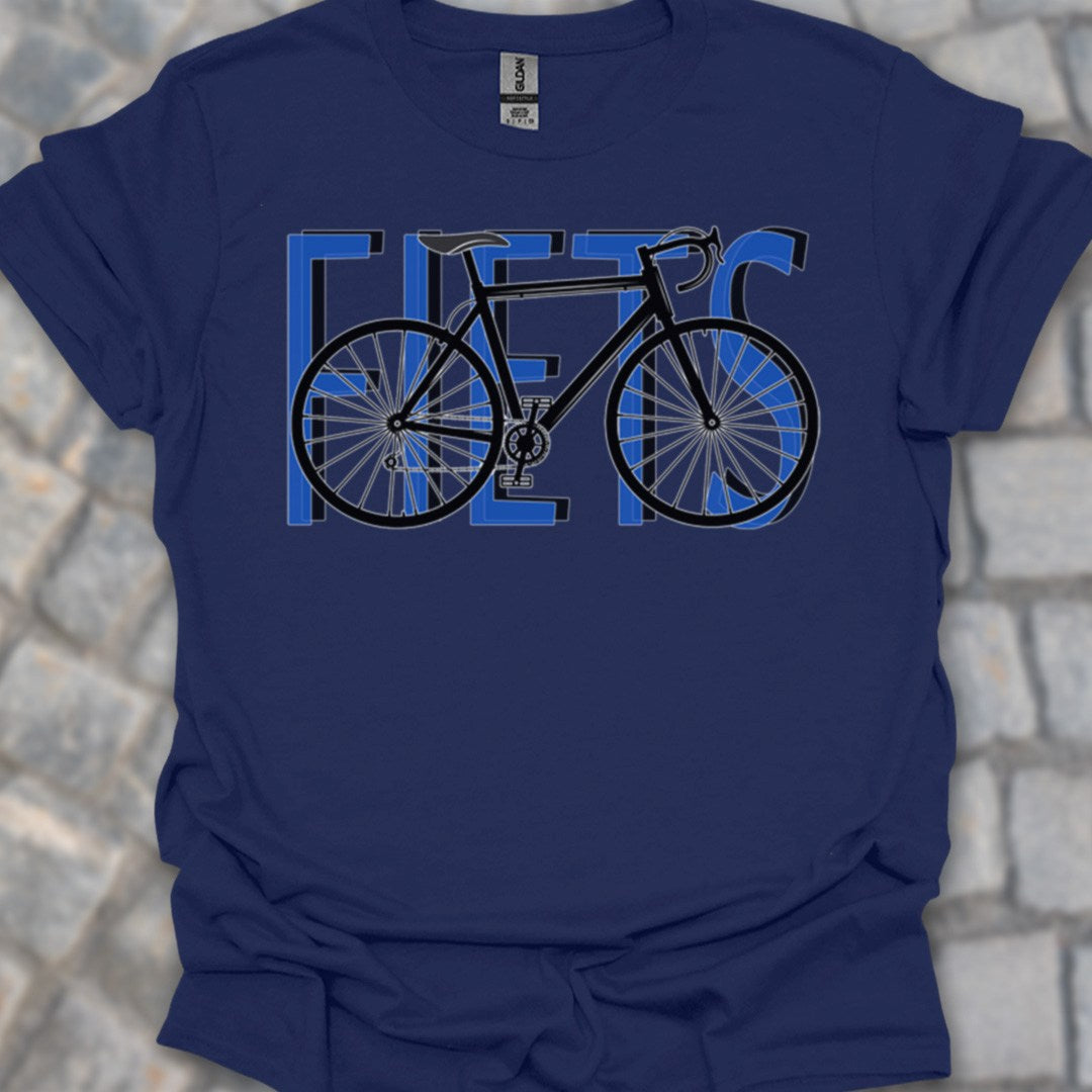 Fiets blauw T‑Shirt