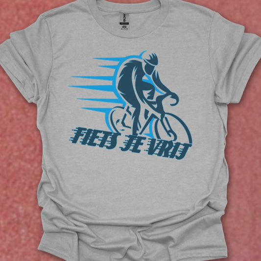 Fiets je vrij blauw T‑Shirt