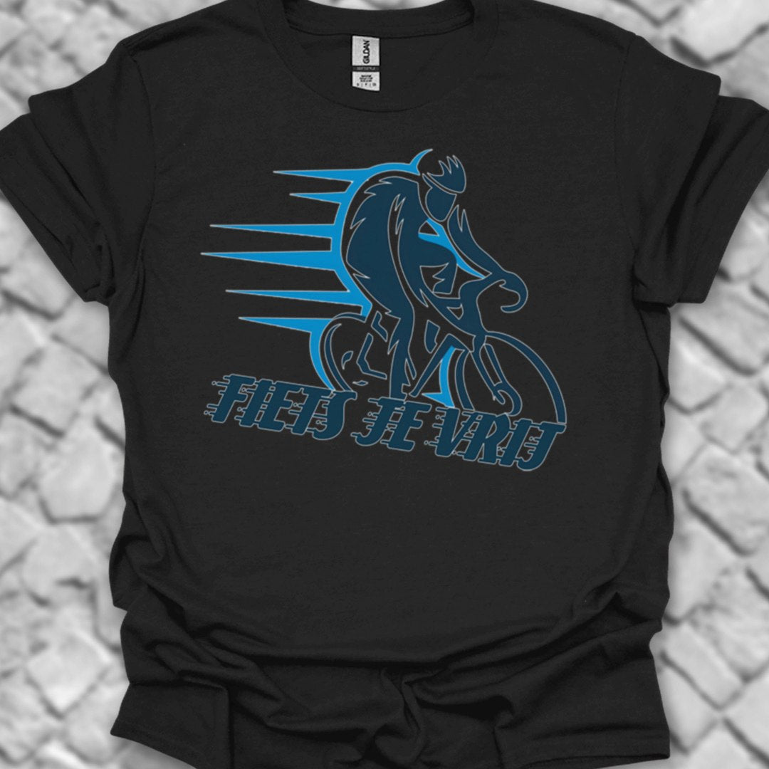 Fiets je vrij blauw T‑Shirt