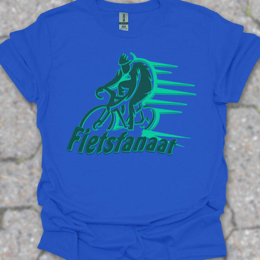 Fietsfanaat groen T‑Shirt