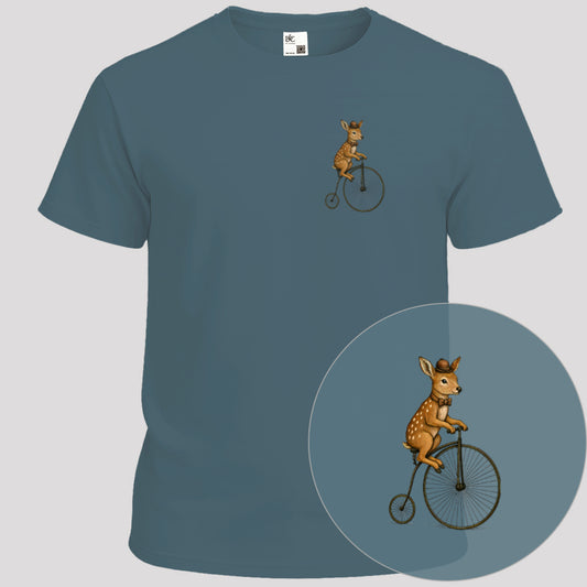 Ree op antieke fiets T‑Shirt