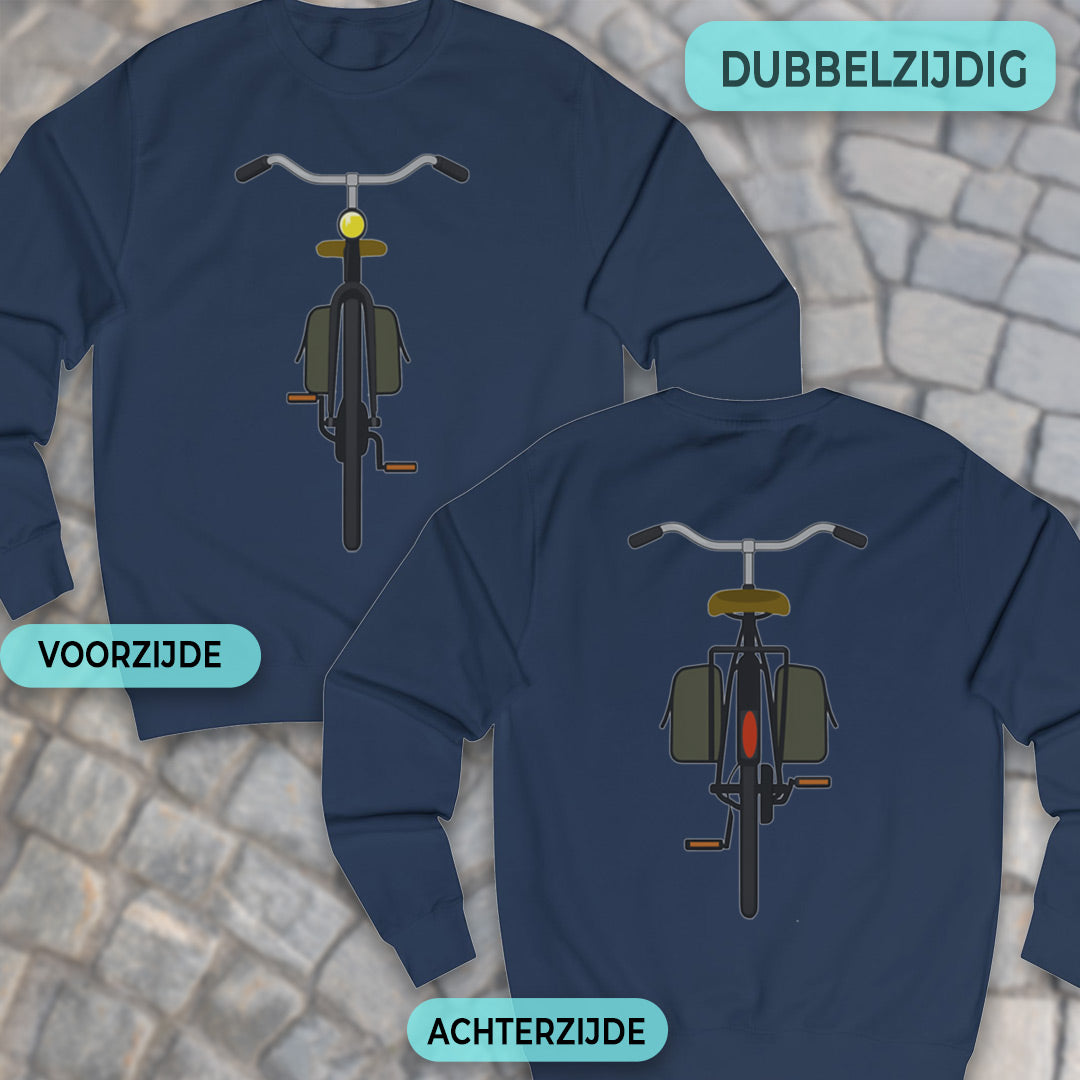 Stadsfiets voor & achter Sweater