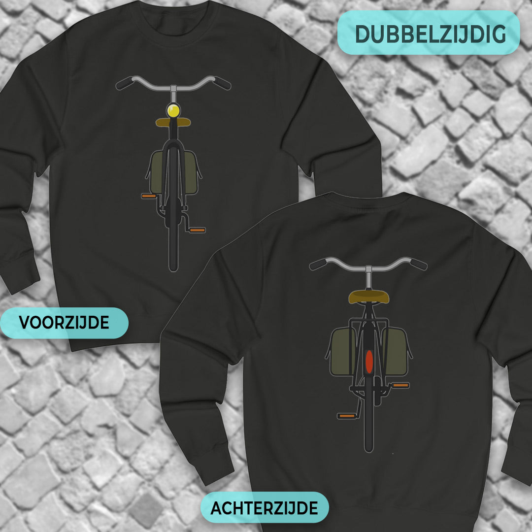 Stadsfiets voor & achter Sweater