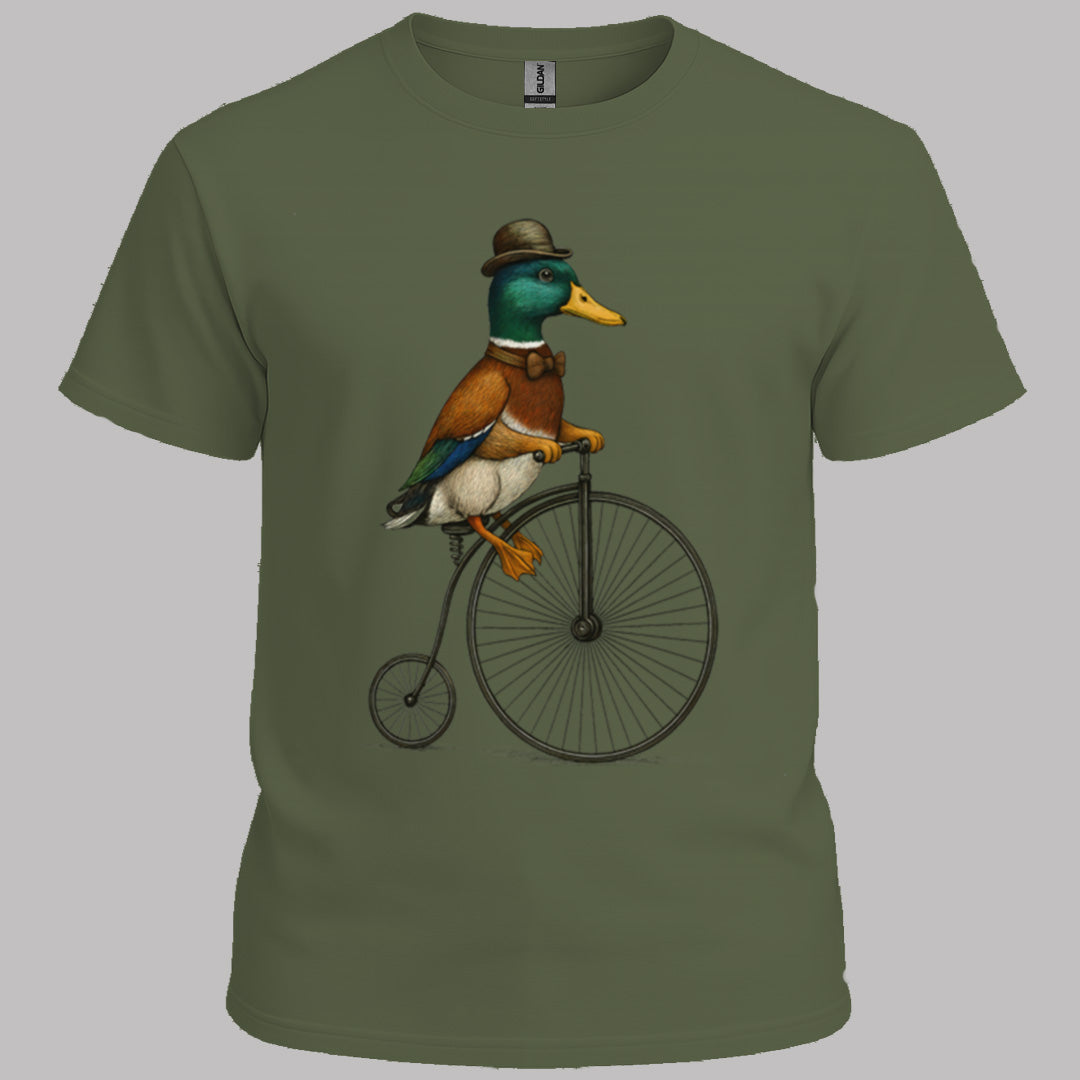 Woerd op antieke fiets T‑Shirt