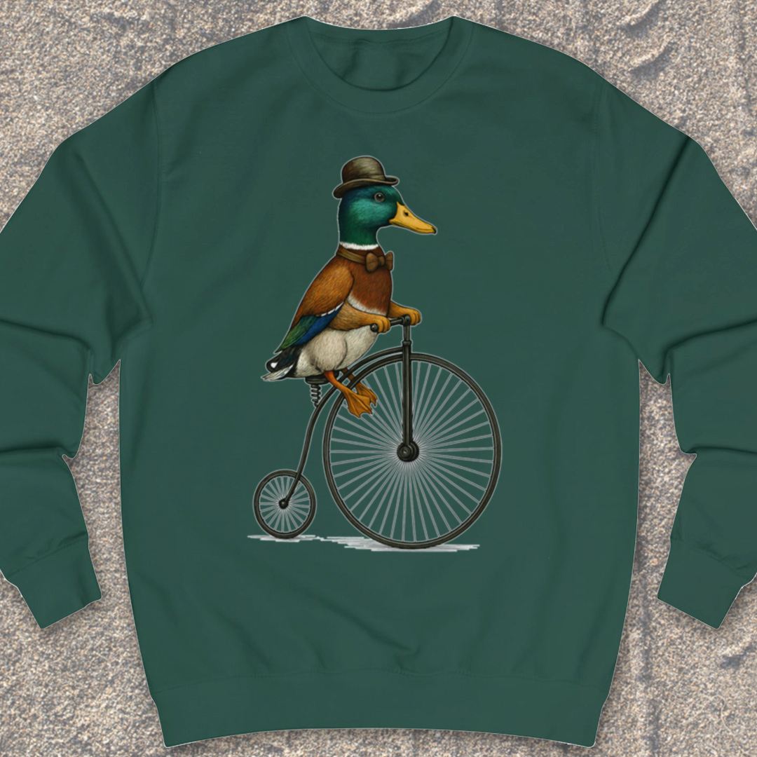 Woerd op antieke fiets Sweater