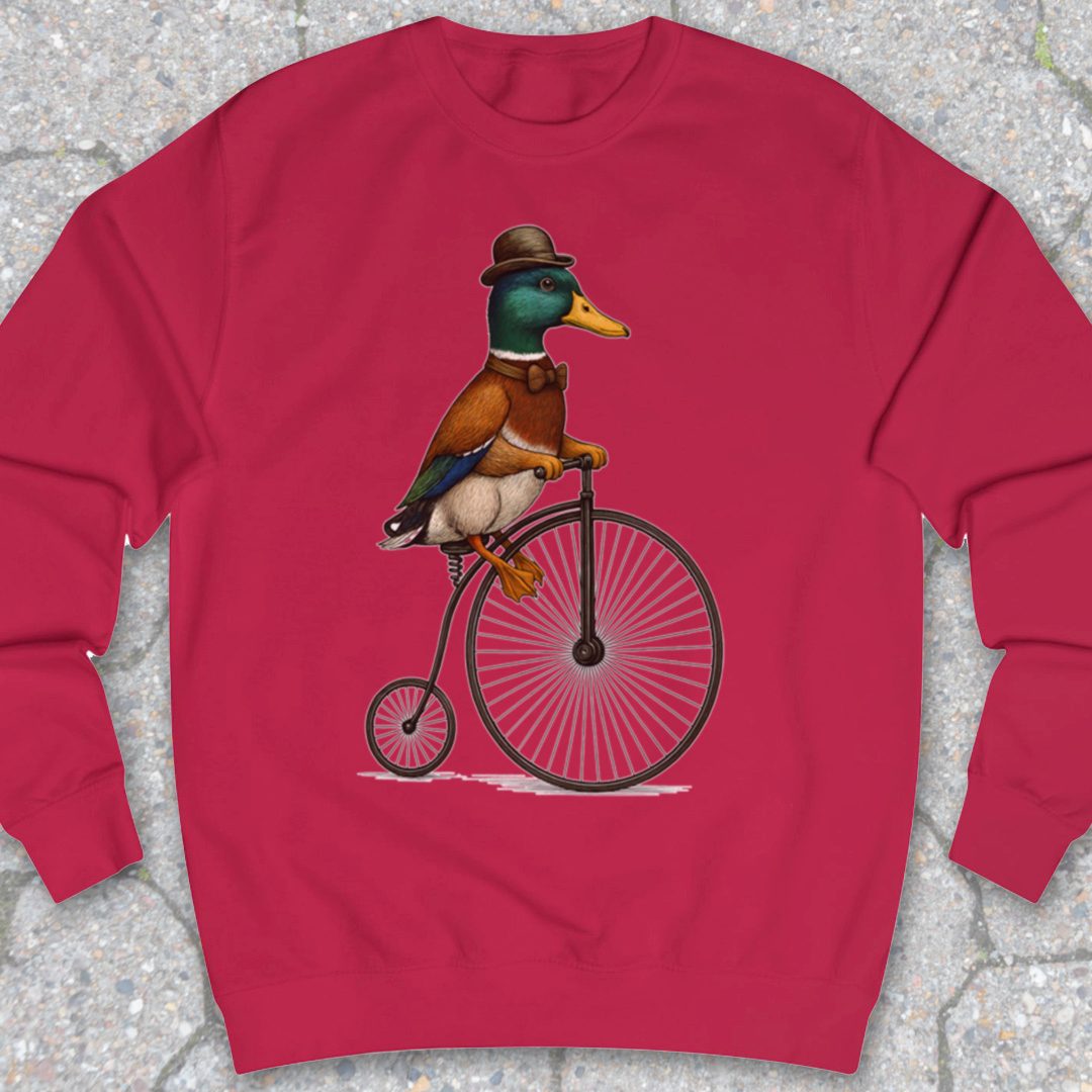 Woerd op antieke fiets Sweater