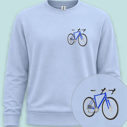 Gravelbike blauw Sweater