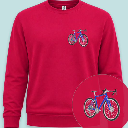 Gravelbike blauw Sweater