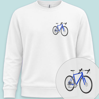 Gravelbike blauw Sweater