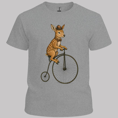 Ree op antieke fiets T‑Shirt