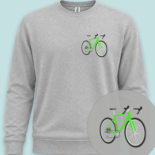 Gravelbike groen Sweater
