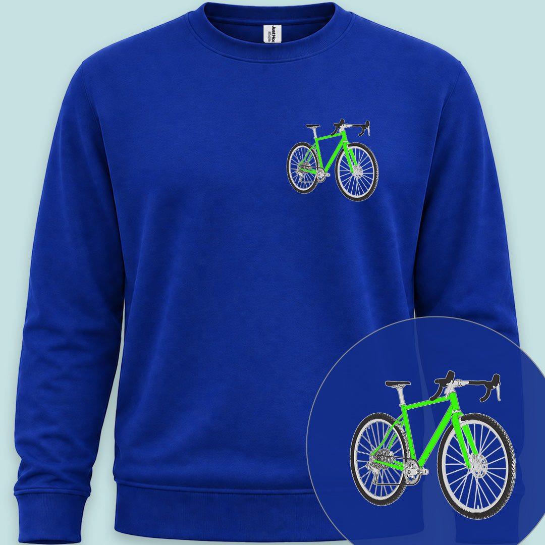 Gravelbike groen Sweater