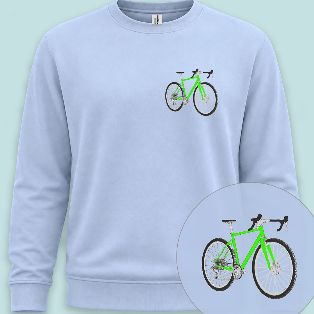 Gravelbike groen Sweater