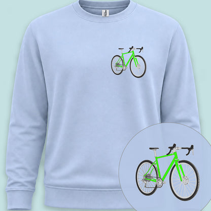 Gravelbike groen Sweater