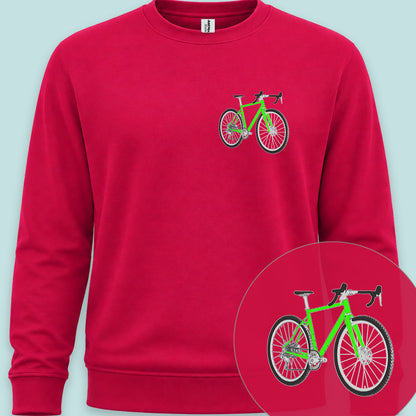 Gravelbike groen Sweater