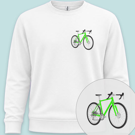 Gravelbike groen Sweater