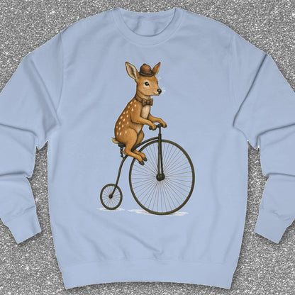 Ree op antieke fiets Sweater