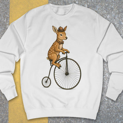 Ree op antieke fiets Sweater
