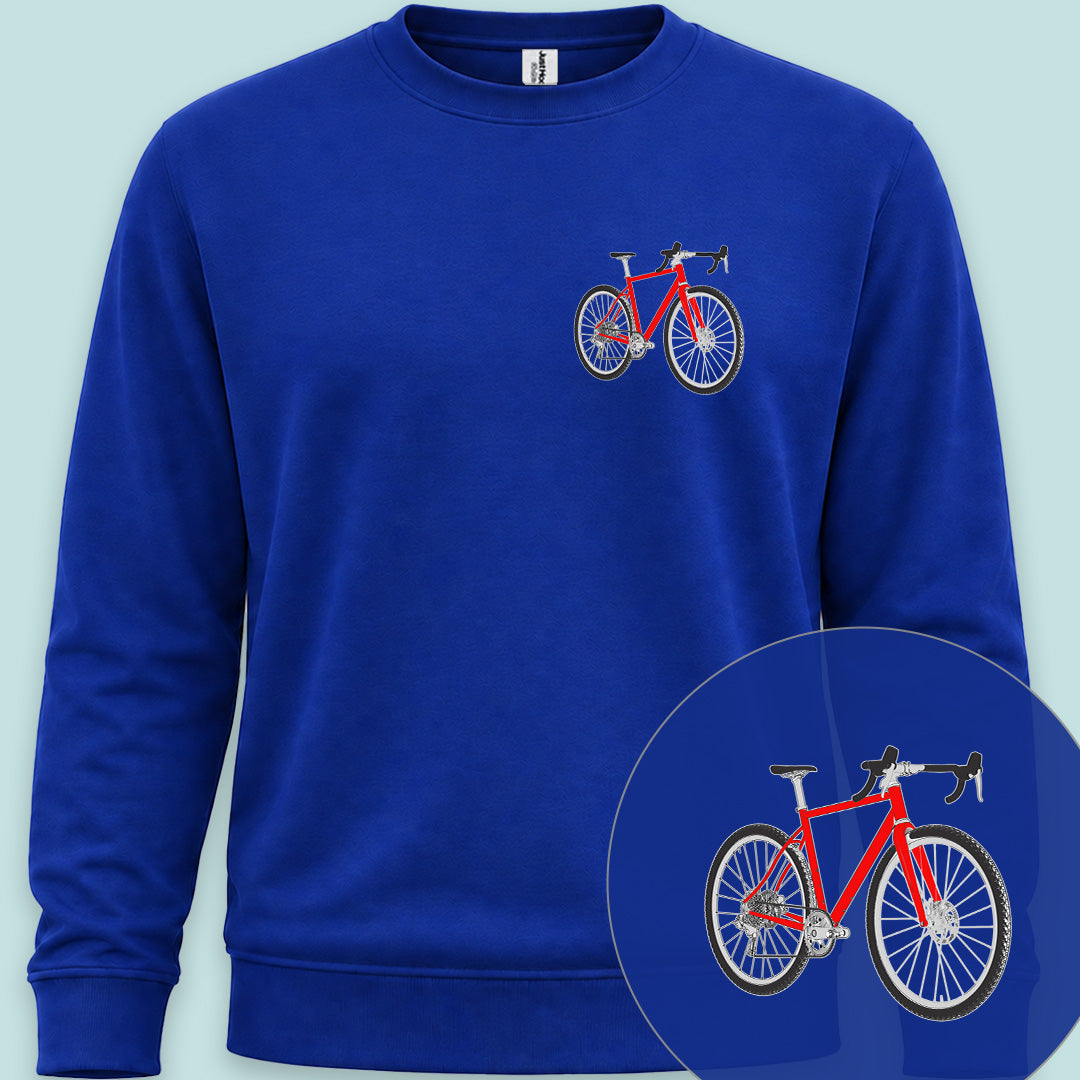 Gravelbike rood Sweater