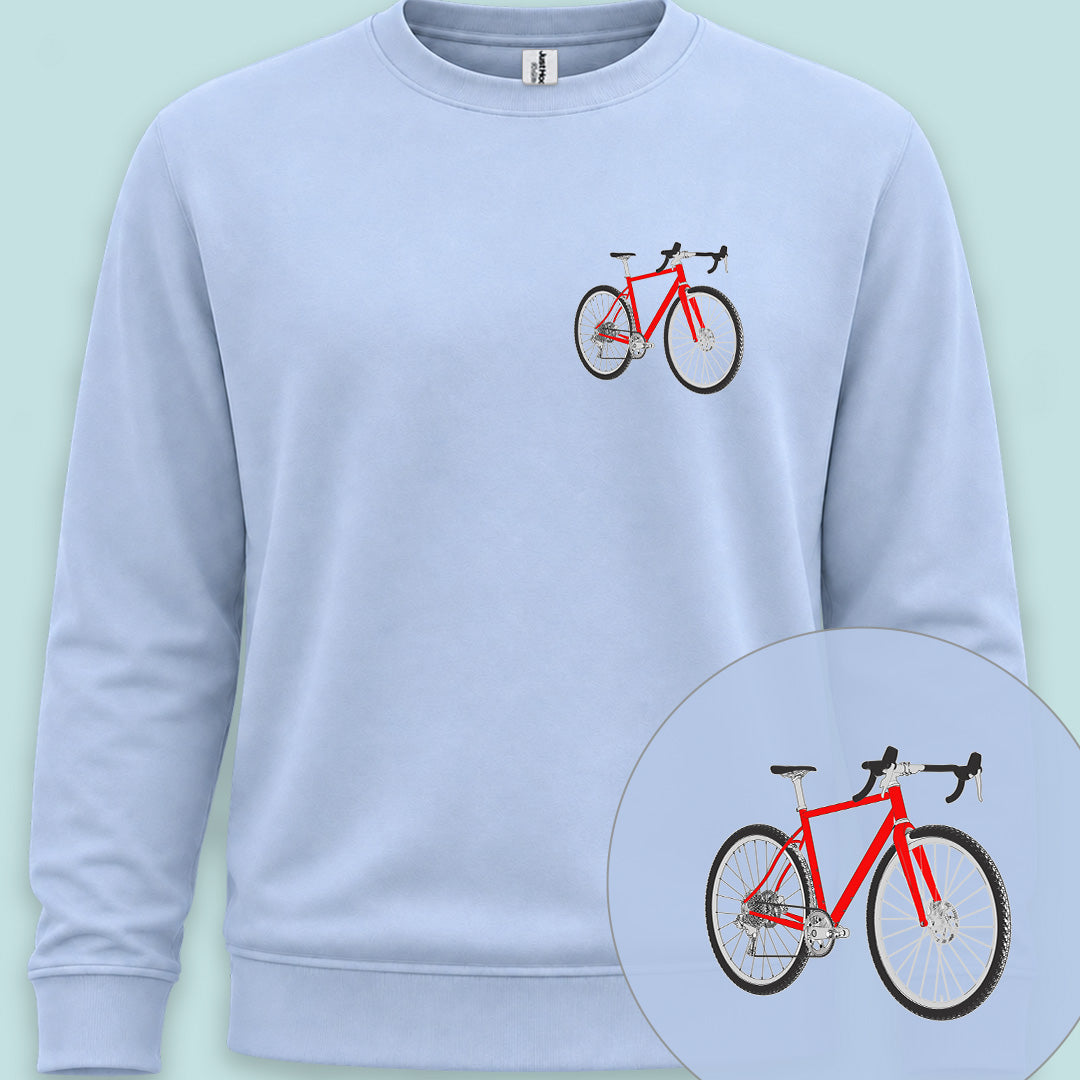 Gravelbike rood Sweater