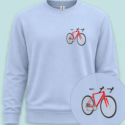 Gravelbike rood Sweater