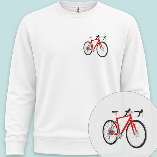Gravelbike rood Sweater