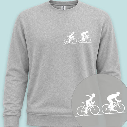 Achtervolging Zij wit Sweater