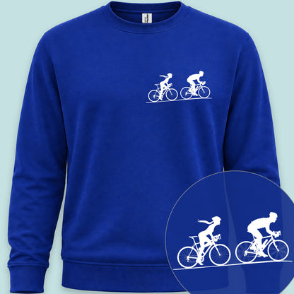Achtervolging Zij wit Sweater