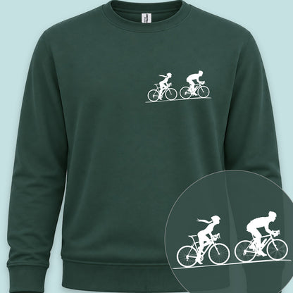 Achtervolging Zij wit Sweater