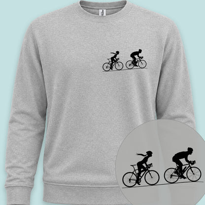 Achtervolging Zij zwart Sweater